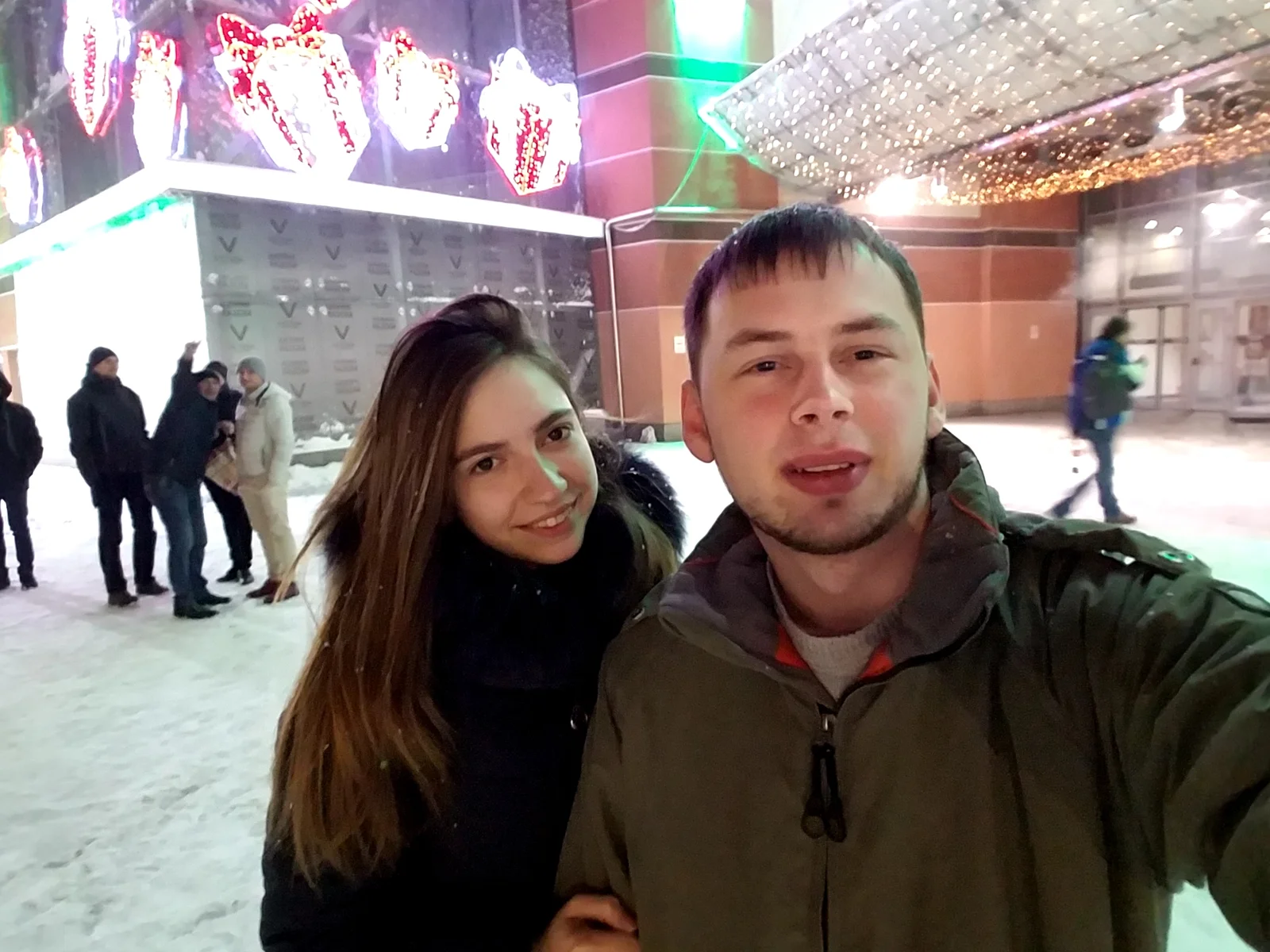 Winter date together